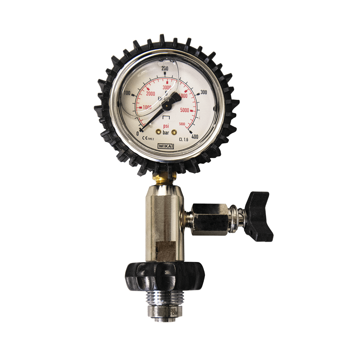 Pressure test gauge 232 bar
