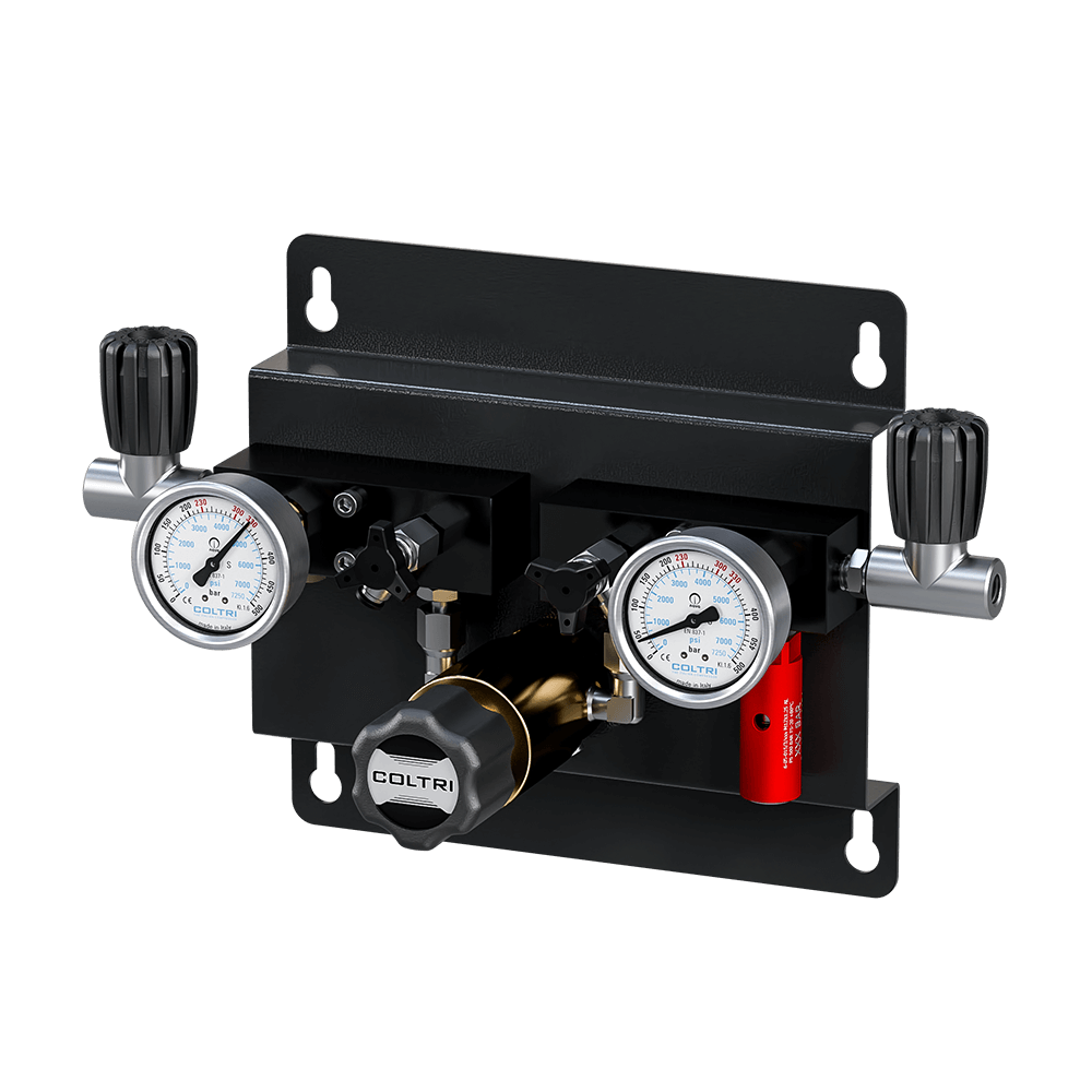 High pressure reducing station 400 bar IN 300 bar OUT