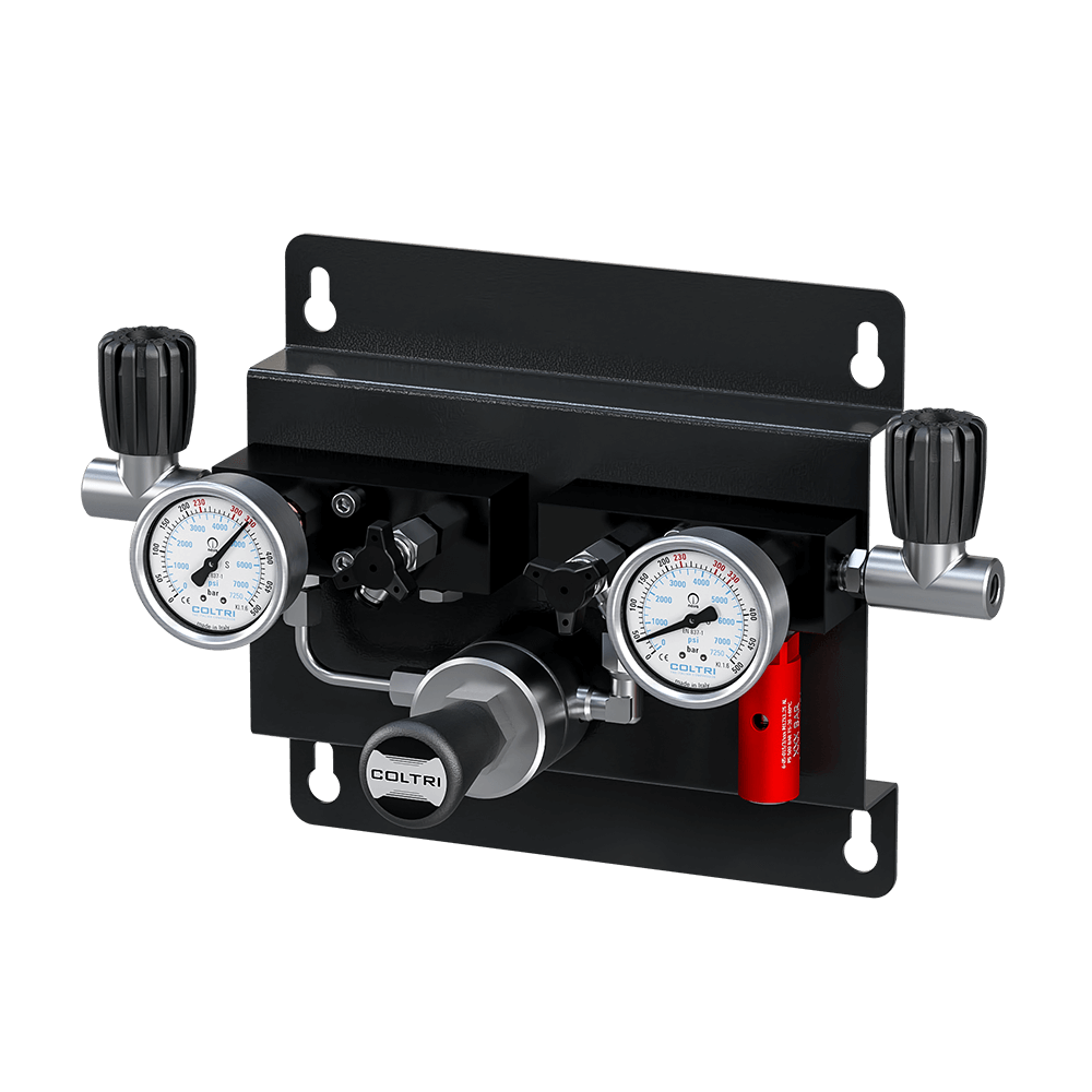 High pressure reducing station 360 bar IN 50 bar OUT